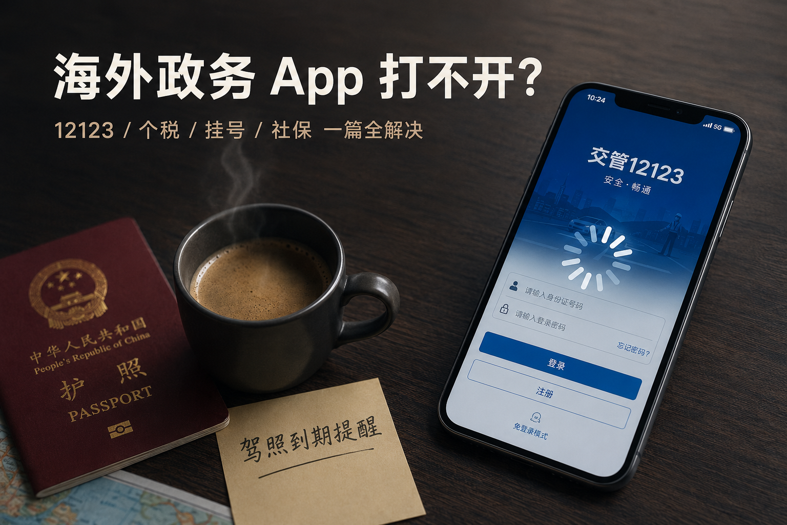 海外打不开交管12123、个税App怎么办？政务办事全攻略